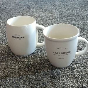 Starbucks coffee mugs